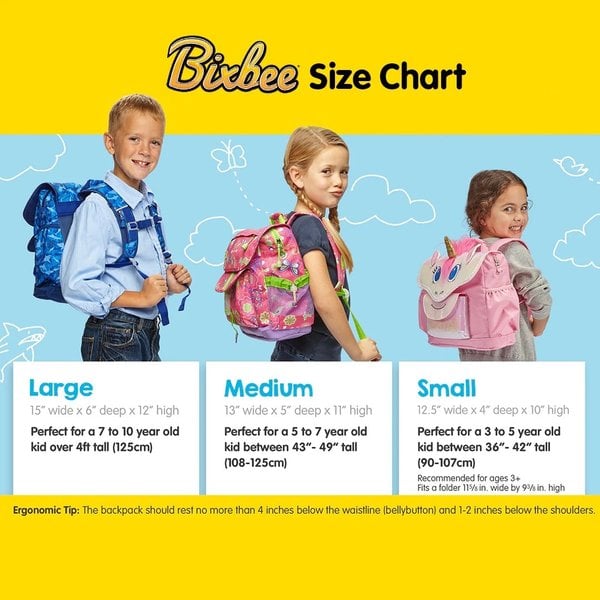 Bixbee Backpack | Golden Wings Unicorn | Small