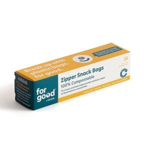 Full Circle Home Bags | Zipper Snack Compostable |  25-Pack