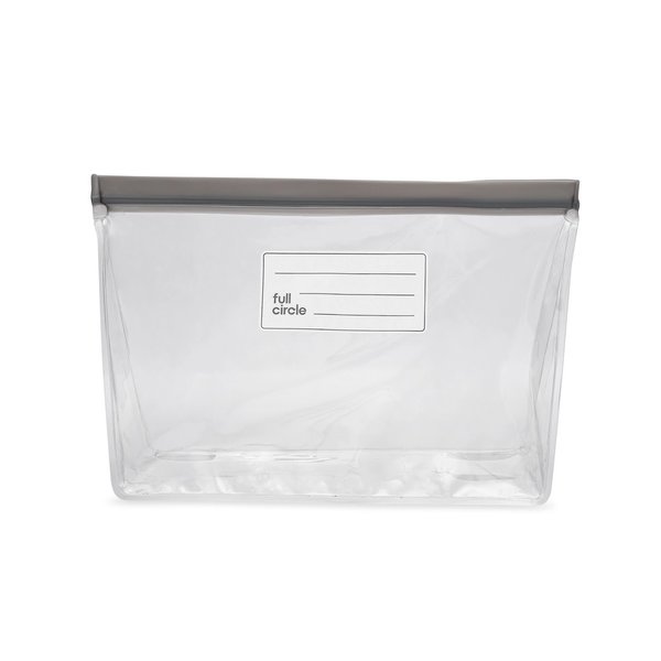 Full Circle Clear Large Reusable Ziptuck Storage Bag