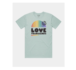 T-Shirt | Love TRANScends | Dusty Blue