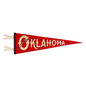 Oxford Pennant Pennant | Oklahoma | Red