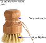Dish Brush | Bamboo Wood