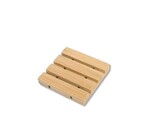 Soap Dish | Natural Bamboo | Mini/Square