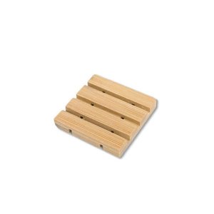 DHgate Soap Dish Tray | Natural Bamboo Wood | Mini/Square