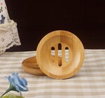 Soap Dish | Natural Bamboo | Round