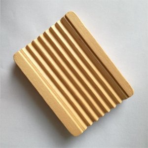 PLENTY Soap Dish | Natural Bamboo | Ridged