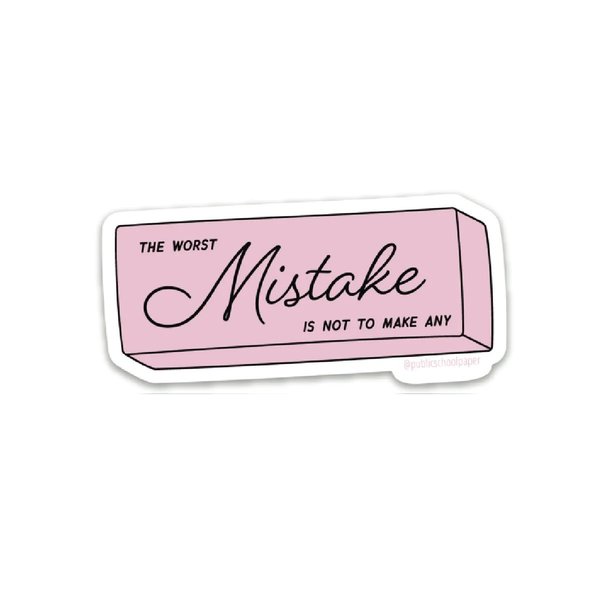 Public School Paper Co Sticker | Worst Mistake