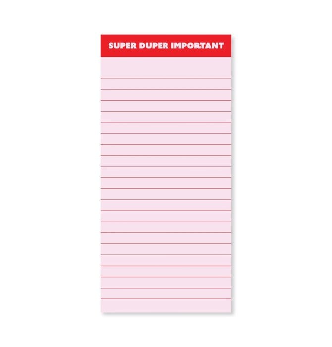 Notepad | Super Duper Important