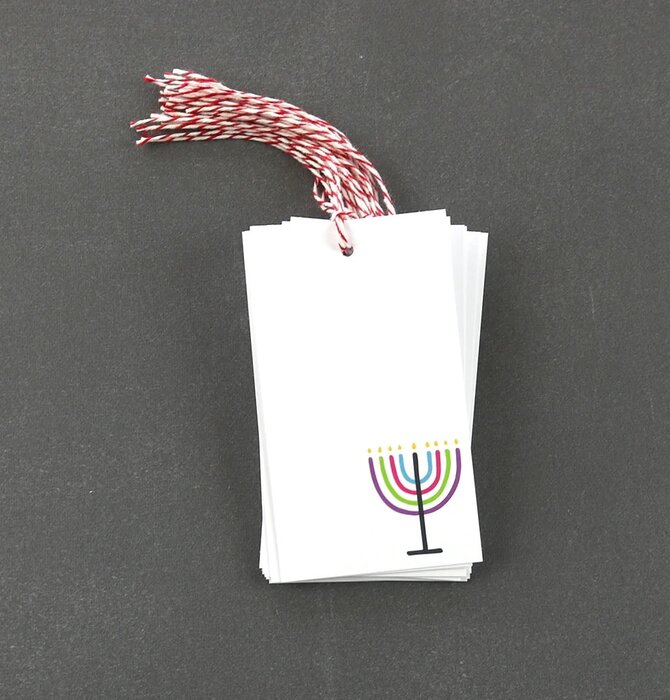 Gift Tag Set | Menorah