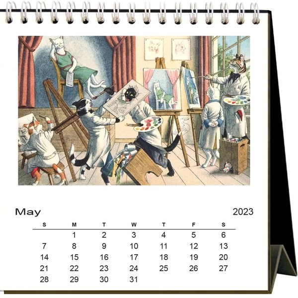 Desk Calendar 2023 Art Making PLENTY Mercantile & Venue