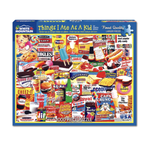 White Mountain Puzzles Puzzle | 1000-Piece | Things I Ate as a Kid