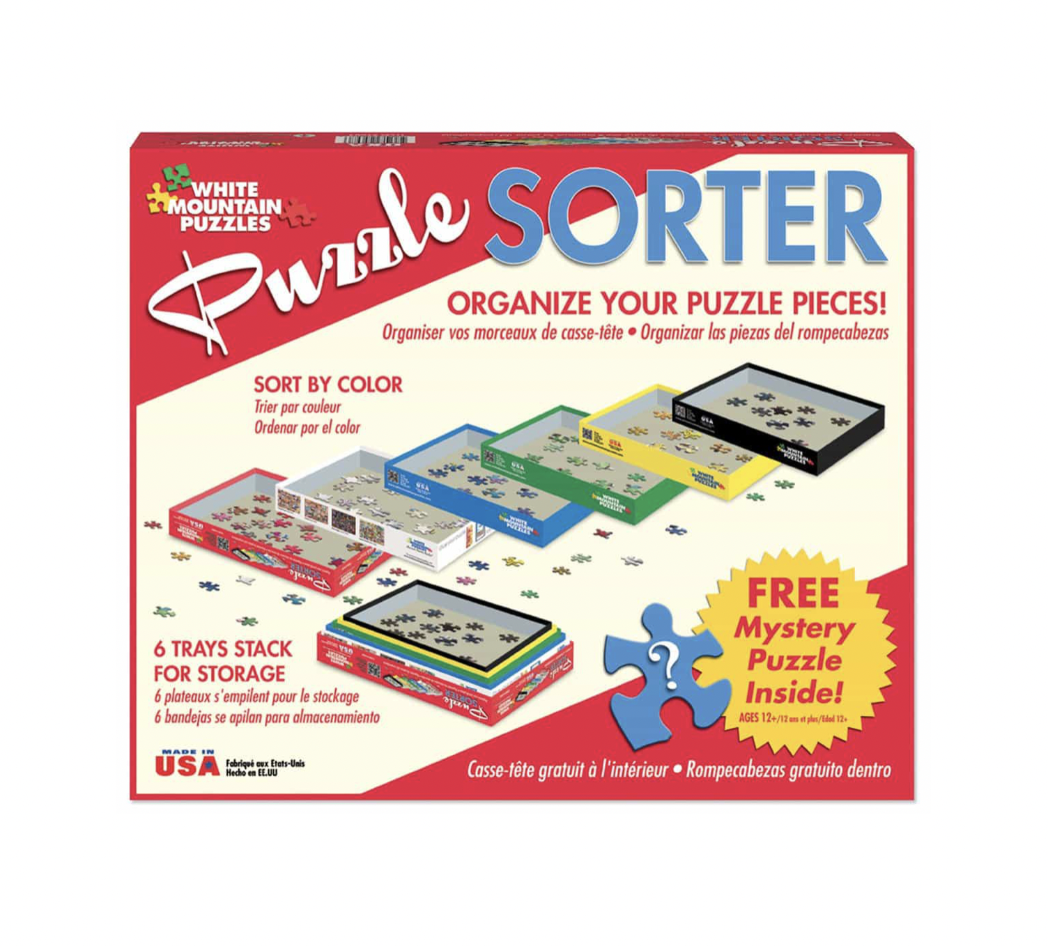 Storage Box Puzzle Piece Sorter PLENTY Mercantile & Venue