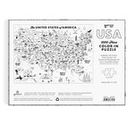 Puzzle | 1000pc | Maptote USA Color-In