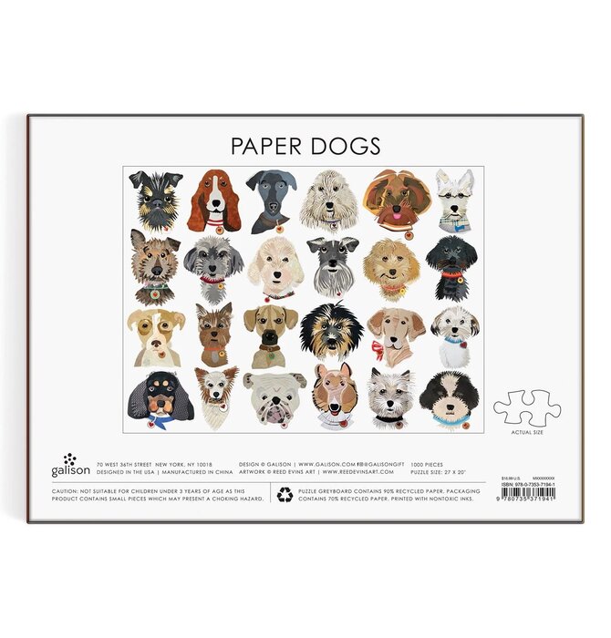 Puzzle | 1000pc | Paper Dogs