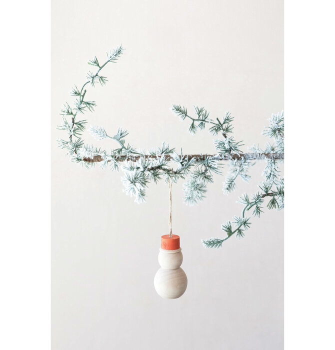 Snowman | Pine + Red Hat