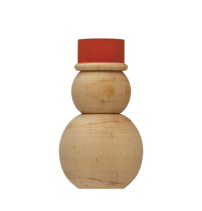 Snowman | Pine + Red Hat