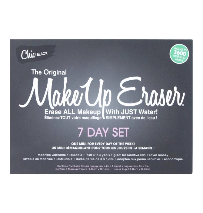 MakeUp Eraser | 7-Day Set | Chic Black