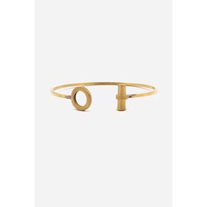 Peter And June Bracelet Cuff | Raw Brass Adjustable | "Bailey"