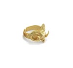 Ring | 18K Gold Plate Adjustable | Longhorn