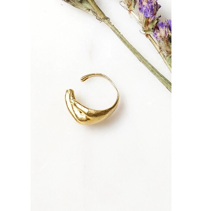 Ring | Raw Brass Adjustable | "Wrapped Around Your Finger"