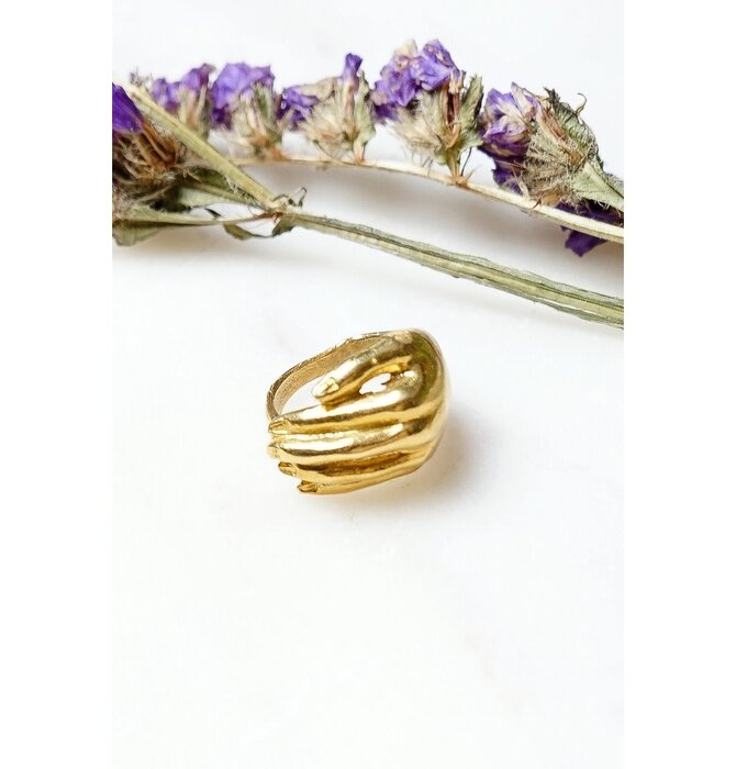 Ring | Raw Brass Adjustable | "Wrapped Around Your Finger"