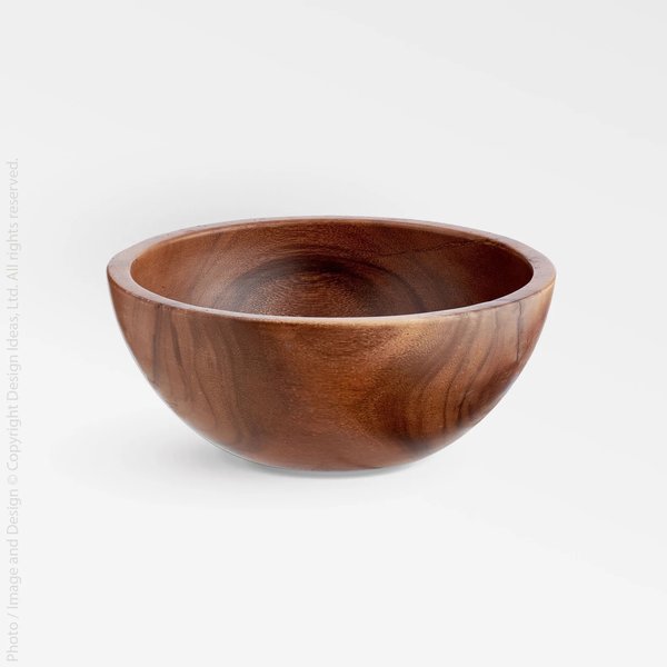 Large Suar Wood Salad Bowl & Servers Teak Set