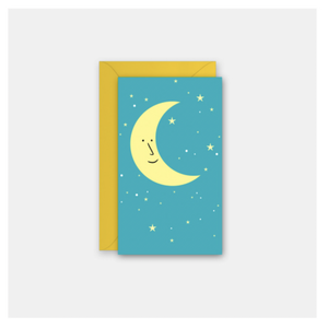 Rock Scissor Paper Enclosure Card | Moon & Stars