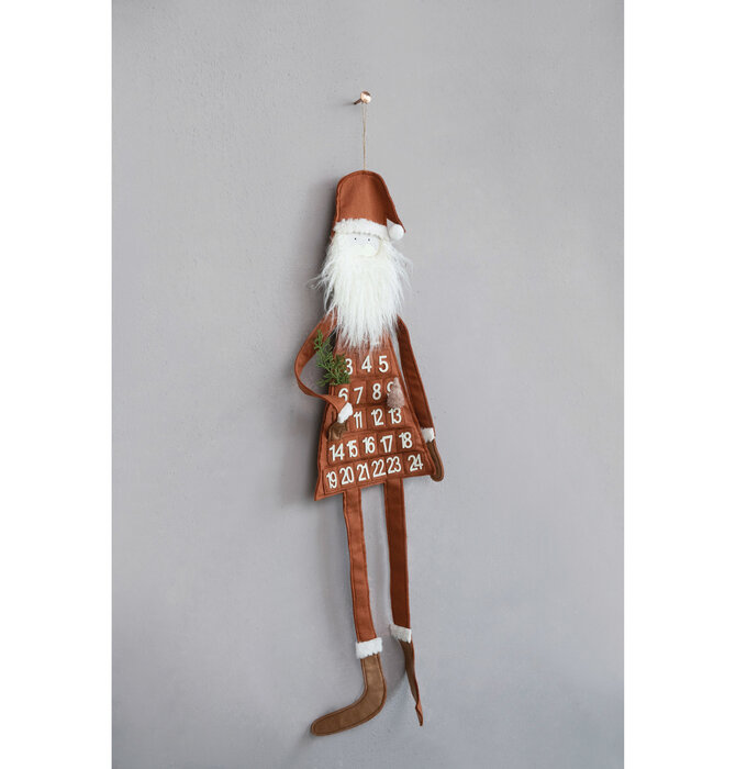 Advent Calendar | Hanging Felt Santa