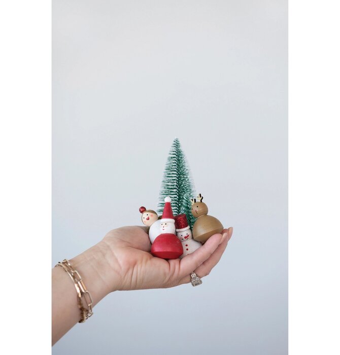 Figure Set | Wood Christmas Shapes + Trees