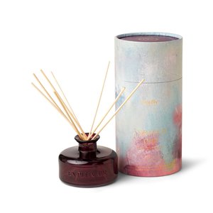 Firefly Candle Co/Paddywax Reed Diffuser|En Plein Air|Tobacco Oud (Purple)