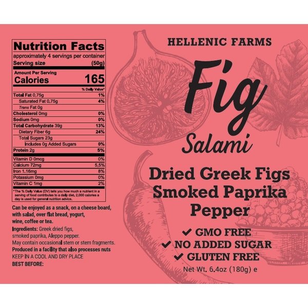 Gourmet Food Solutions Salami | Vegan Fig
