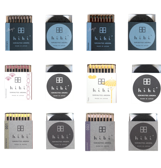 Incense Matches | Hibi Box of 8