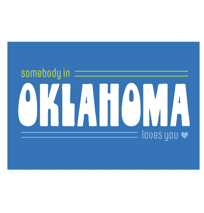 Postcard | Somebody in Oklahoma Loves You