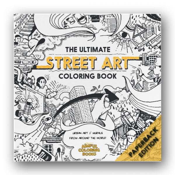 Aimful Books Book | Ultimate Street Art Coloring