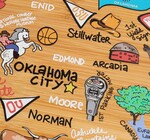 Serving Board | Oklahoma Map
