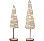 Natural Felt Tree | White Garland + Poms