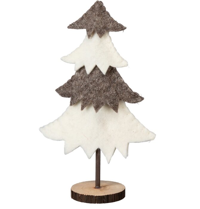 Figure | Tree | Tiered Bi-Color Felt