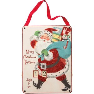 Primitives by Kathy Hanging Board | Countdown Wheel | Merry Christmas Everyone