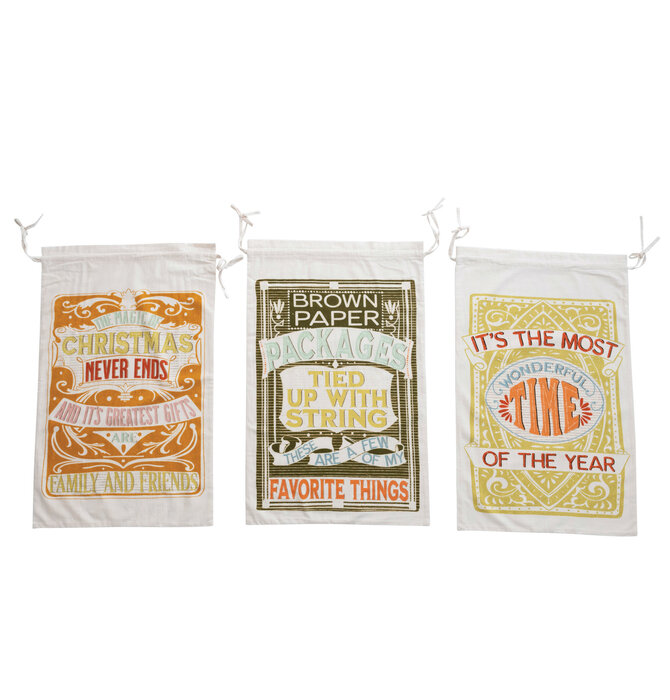 Bag | Oversized Reusable Cotton Gift Sack