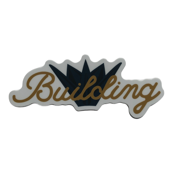 Stickers Northwest Sticker | Building | Gold w/ Black Crown