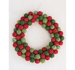 Wreath | Wool Balls | Thread Wrapped