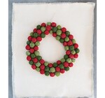 Wreath | Wool Balls | Thread Wrapped