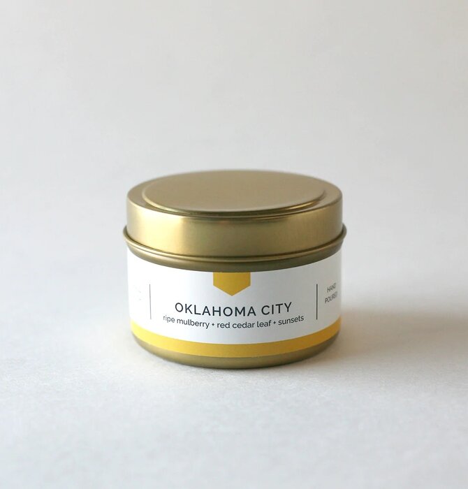 Candle | 4oz Tin | Oklahoma Fragrances