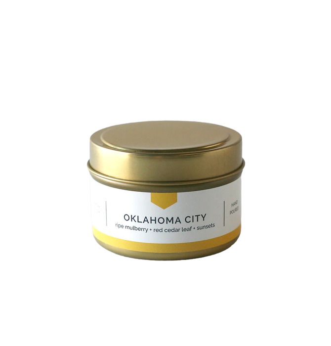 Candle | 4oz Tin | Oklahoma Fragrances