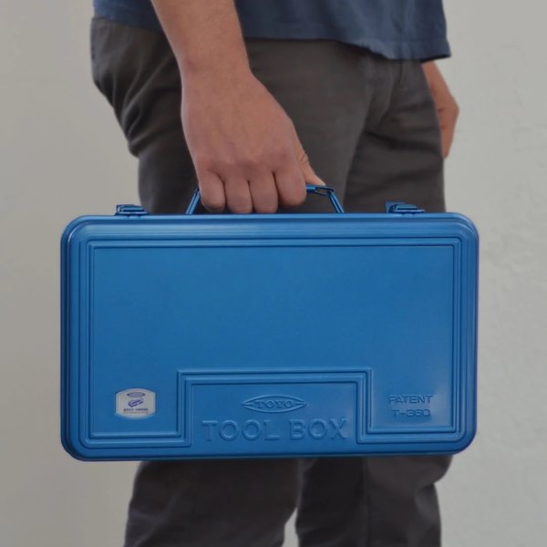 Toyo Steel Toolbox T-320 - Blue – Craft Contemporary Shop