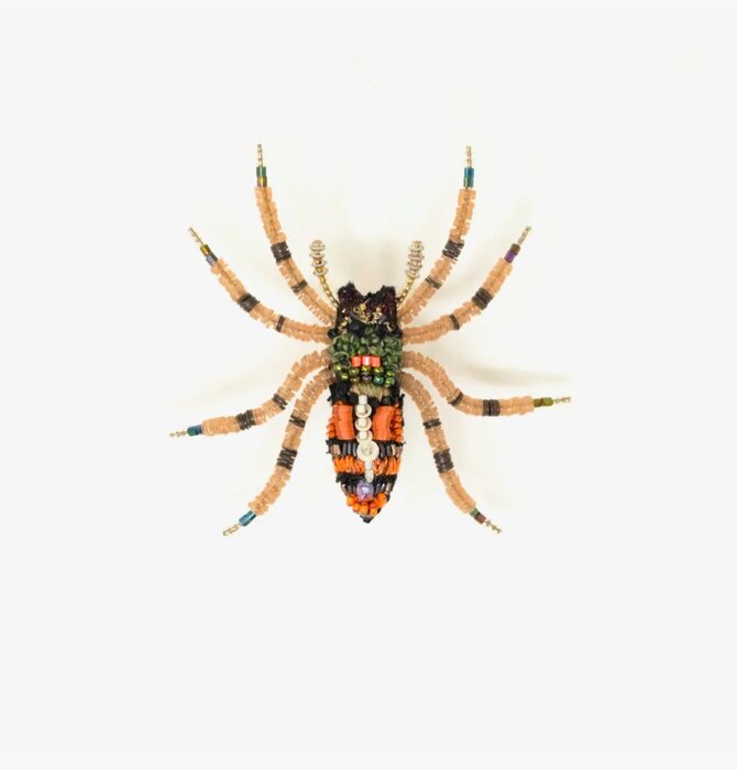 Brooch Pin | Pumpkin Spider