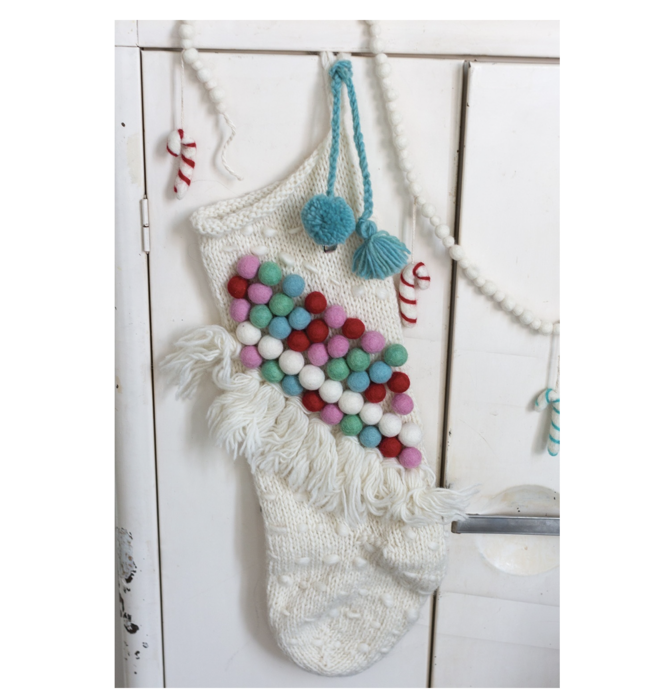 Stocking | Bon Bon Fringed