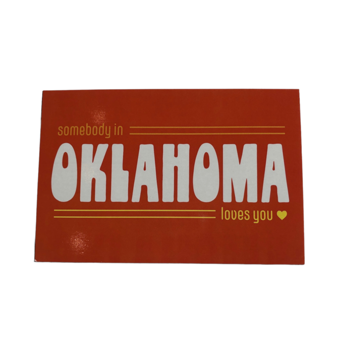 Postcard | Somebody in Oklahoma Loves You