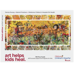 OU Children's Hospital Puzzle | 756-Piece | Art Helps Kids Heal