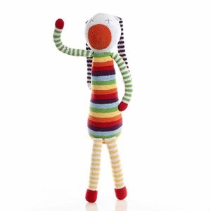 Pebble Crochet Toy | Giant Rainbow Bunny